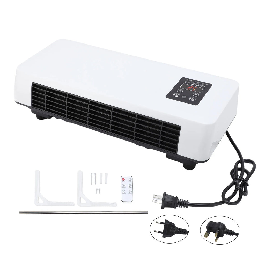Wall Hanging Heater Cooler Space Saving Efficient Low Noise Wall Mounted Air Conditioner Portable Versatile for Bathroom