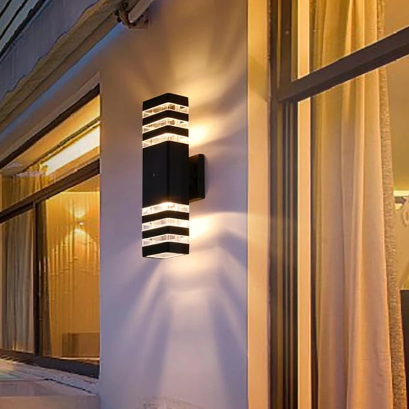Outdoor LED Wall Lights E27 Up Down Exterior Wall Sconce IP65 Waterproof Led Sconce Lamp for Porch Front Door Garden Wall Lamp