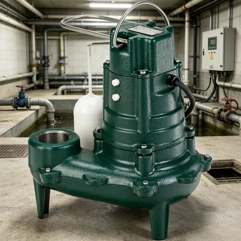 1/2 HP Automatic Submersible Sewage Pump, Heavy-Duty Effluent & Dewatering Pump
