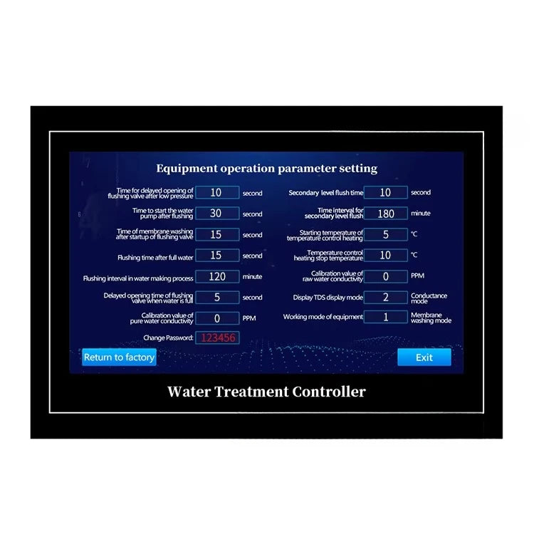 Two-stage microcomputer controller digital control board water treatment electrical controller