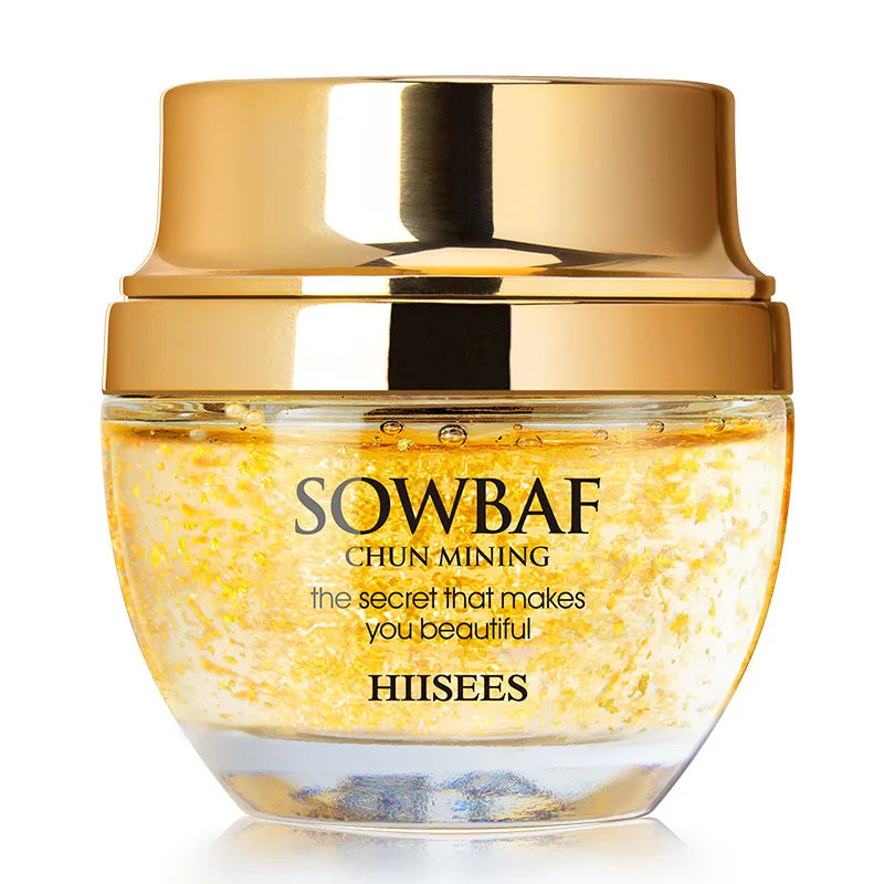 24K Gold Snail Collagen Face Cream Moisturizing Skincare Essential Brightening Anti- Aging Wrinkle Whitening Face Skin Care 50ml