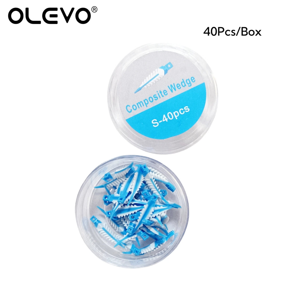 Dental Autoclave Sterilizable Silicone Interdental Wedges Kit Sealing Composite Filling Teeth Gap Wedge for Tooth Restoration