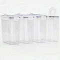 4Pcs Airtight 3D Printing Filament Container Dustproof Clear 3D Printing Filament Storage Box Moisture Proof Filament Dry Box