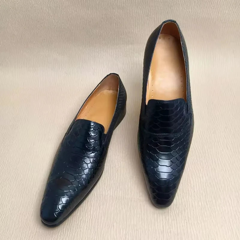 Classic Loafers Men Shoes Genuine Cowhide Leather Casual Office Shoe Original Design Spring Autumn Luxury Footwear Good Quality