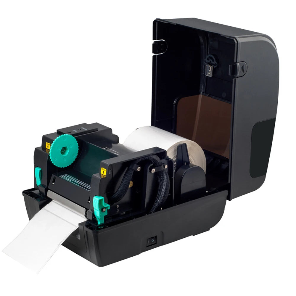 2026 300DPI Thermal Transfer Label Sticker Printer 4inch 110MM Washing Care Label Printer For Clothing Store