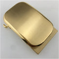 35mm Solid Brass Belt Buckles Men Brushed Metal Automatic Buckle for 33-35mm Waistband Belts Head DIY Leather Craft Accessories