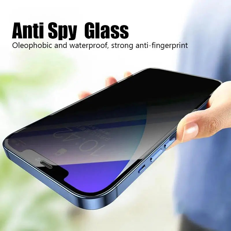 1-5pcs Full Cover Anti Spy Screen Protector for iPhone17 16 11 12 13 14 15 Pro MAX Tempered Glass Privacy 17 Air 16 Pro Max Plus
