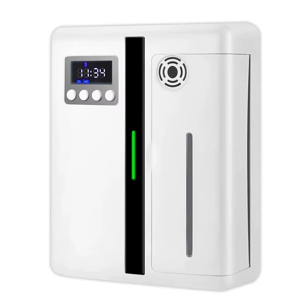 200ml Waterless Scent Aroma Diffuser Bluetooth Wall-Mounted Fragrance Machine Smart Scent Diffuser for Essential Oil Hotel Home
