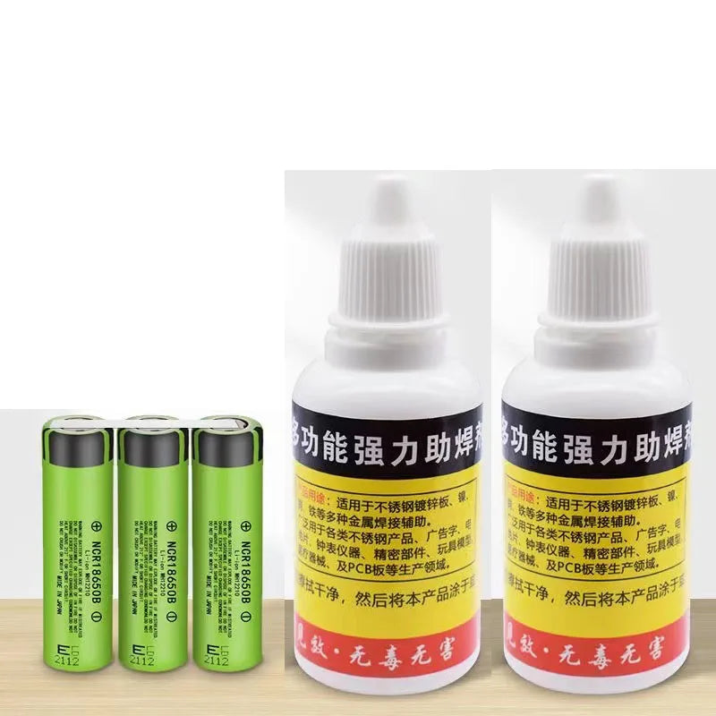 Stainless Steel Liquid Welding Flux 60ml Non-clean Fast Welding Battery Copper Iron Soldering Flux Supply DIY Rework Repair Tool