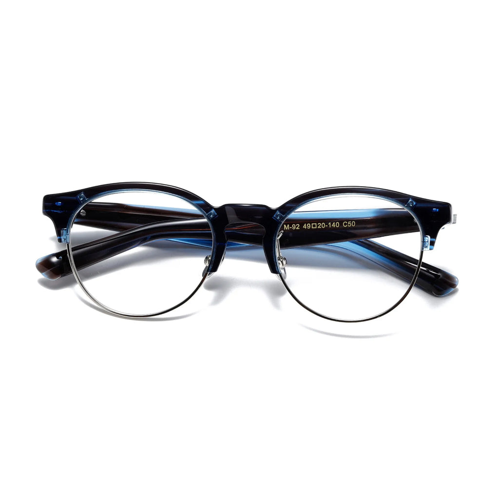 Handmade Acetate Round Eyeglasses Frame Men High Quality Glasses Frames Women Vintage Spectacles Eyewear Japanese Designer M-92