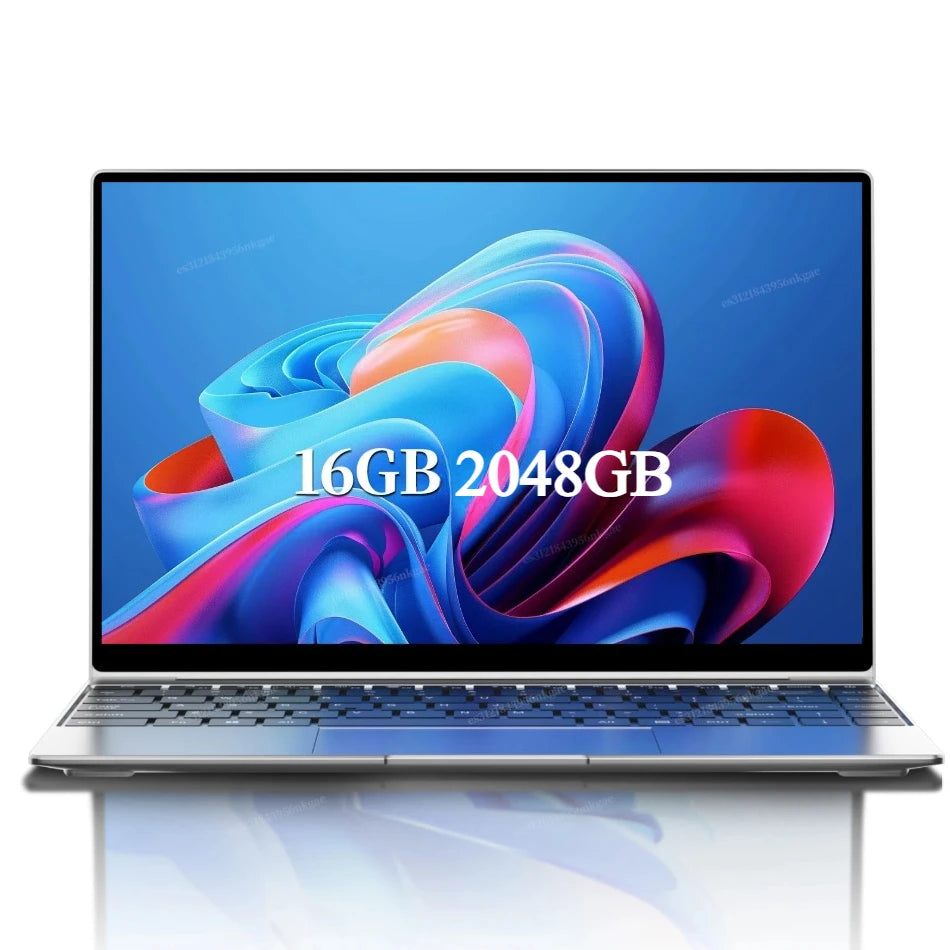 2026 NEW Intel Core i9 9900 14.1 Inch Laptop 32GB RAM 2TB SSD Windows 11 Ultra Slim Gaming Gamer Office Notebook 1920x1080