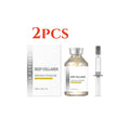Deep Collagen Silk Peptide Facial Ampoule Serum,Anti-Aging with Copper Peptides&Plumping&Firming with Hydrolyzed Collagen,Silky Hydration with Hydrolyzed Silk Protein&Barrier Strengthening,Firming&Lifting Effect,Lightweight N