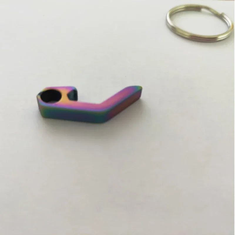 3 styles Portable Mini Bottle Opener Stainless Steel Titanium Alloy Key Ring Carry Easily Bar Tool Kitchen Gadgets