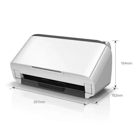 DS410 CIS OCR ID & Passport Scanner Document USB2.0 Interface Stock Flatbed Auto Duplex Desktop Scanner 600dpi