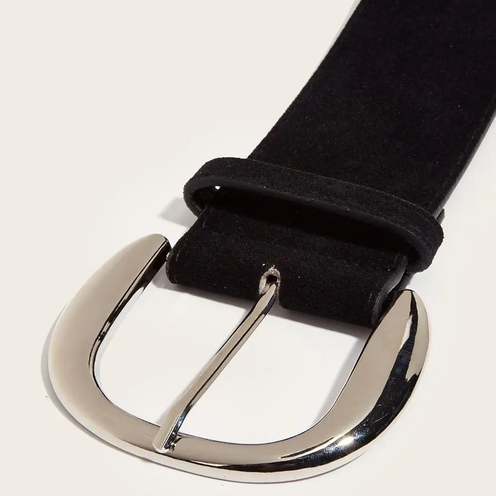 Maillard Styles Suede Leather Wide Belt Trendy Casual Pin Buckle Waistband Luxury Design Versatile Trouser Dress Belts Gifts