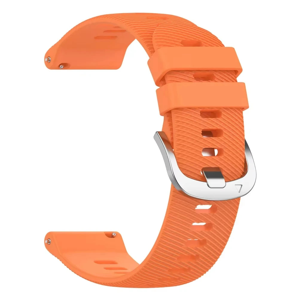 Silicone Strap 20mm For Garmin Forerunner 645 165 245 245M/Vivoactive 5 3 Wristband Bracelet For For Garmin Venu SQ SQ2 Band