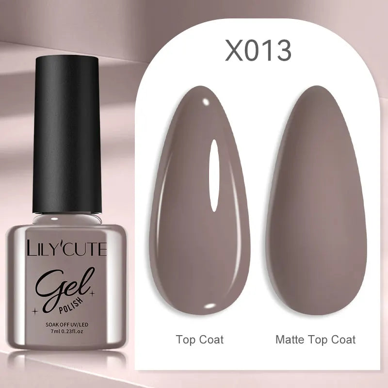 LILYCUTE 7ml Gold Coffee Cat Magnetic Gel Nail Polish Autumn Winter Nails Ultra Shine Moonlight Semi Permanent UV Gel Soak Off