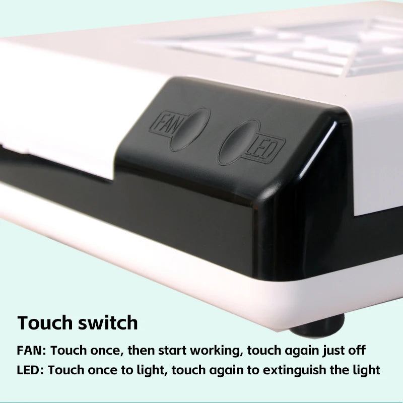 Nail Dust Collector Manicure Machine Tool Vacuum Cleaner Strong Power Fan with Filter LED Suction Beauty Salon Nail Art