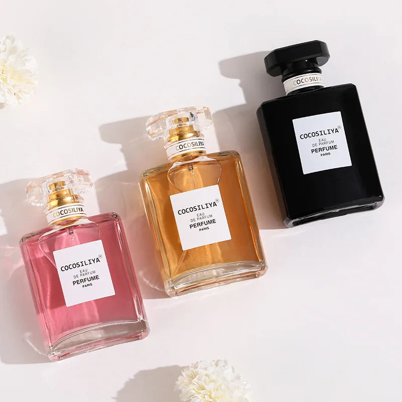 3PCS Women’s Perfume Set 50ml×3 Long Lasting Fragrance for Confident Free-Spirited Women with Floral Spicy and Woody Elegance