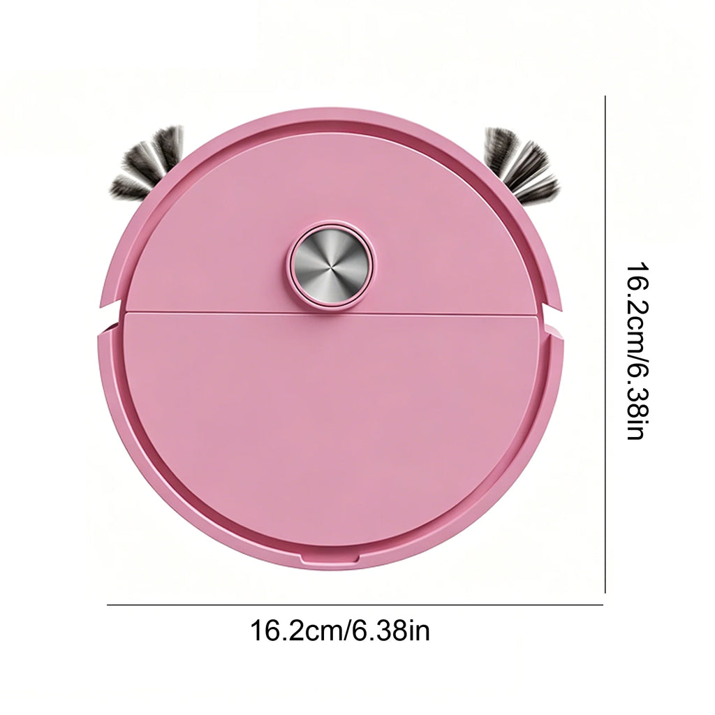3 In 1 Intelligent Cleaning Robot Lightweight Multi Function Sweeping Cleaners Compact Car Robot Vacuum for Car&Home Cleanings