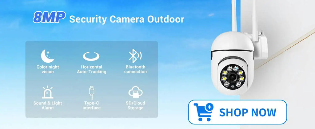 2.4G 8MP Cameras Wifi Video Surveillance IP Indoor Security Protection Monitor 5.0X Zoom Home Wireless Track Alarm O-Kam pro