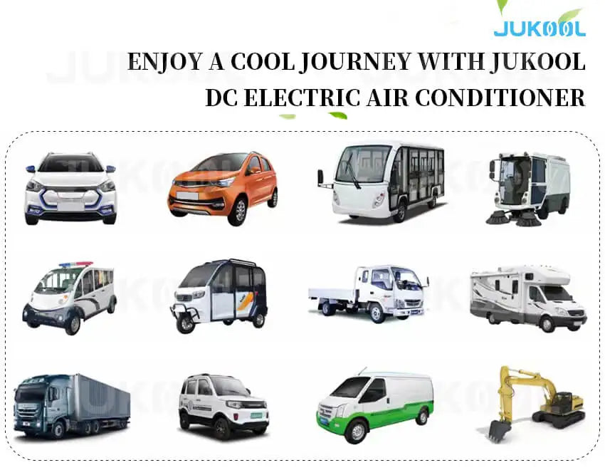 12/24/60/72 Volt Heater and air Conditioner 12v/24v Hvac Kit Dc air Conditioning Systems Parking air Condition for Electric Car