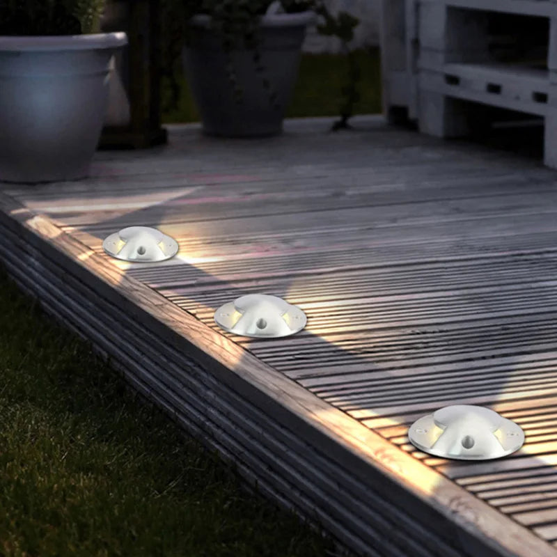 Outdoor Lighting 10W 6W 3W Garden Yard Step Stairs Floor Deck LED Recessed Inground Lamps LED Underground Spotlight AC220V 110V