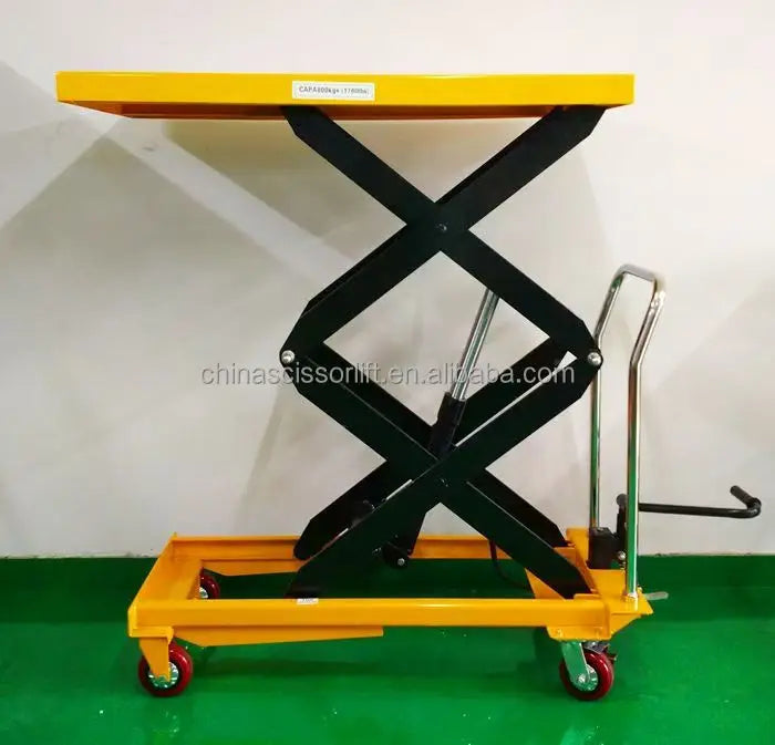Vehicle Short Tractor Portable Manual Lifter Hydraulic Scaffolding Scissor Lift Table