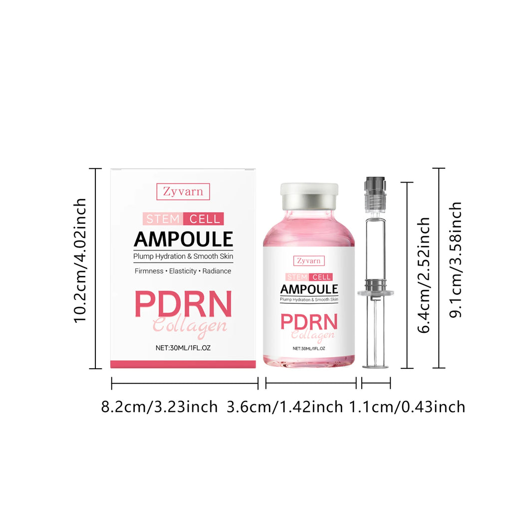 PDRN Salmon DNA Ampoule Serum Hydrolyzed Collagen Stem Cell Skin Booster Plumping Anti Wrinkle Glass Skin Repair Serum