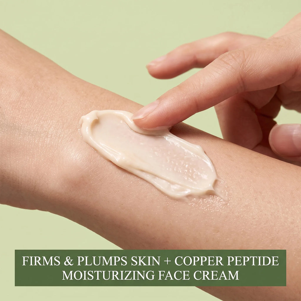 Copper Peptide Moisturizing Cream Nourishing Smooth Radiant Glow Hydrating Soft Silky Anti Aging Cream for Face Body Care
