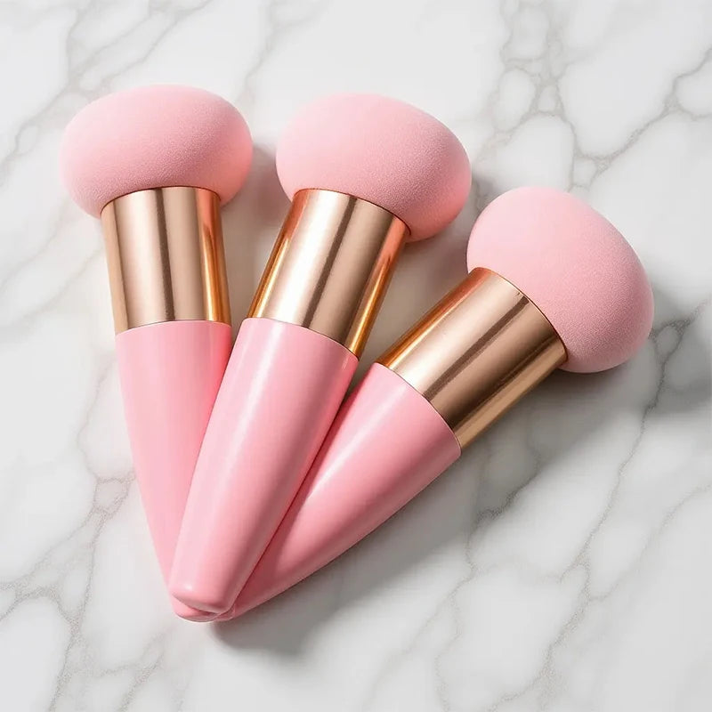 New Mushroom Head Makeup Brush Puff Beauty Makeup Sponge With Handle Make-up for Fashion Women Professional Makeup Tools Puff