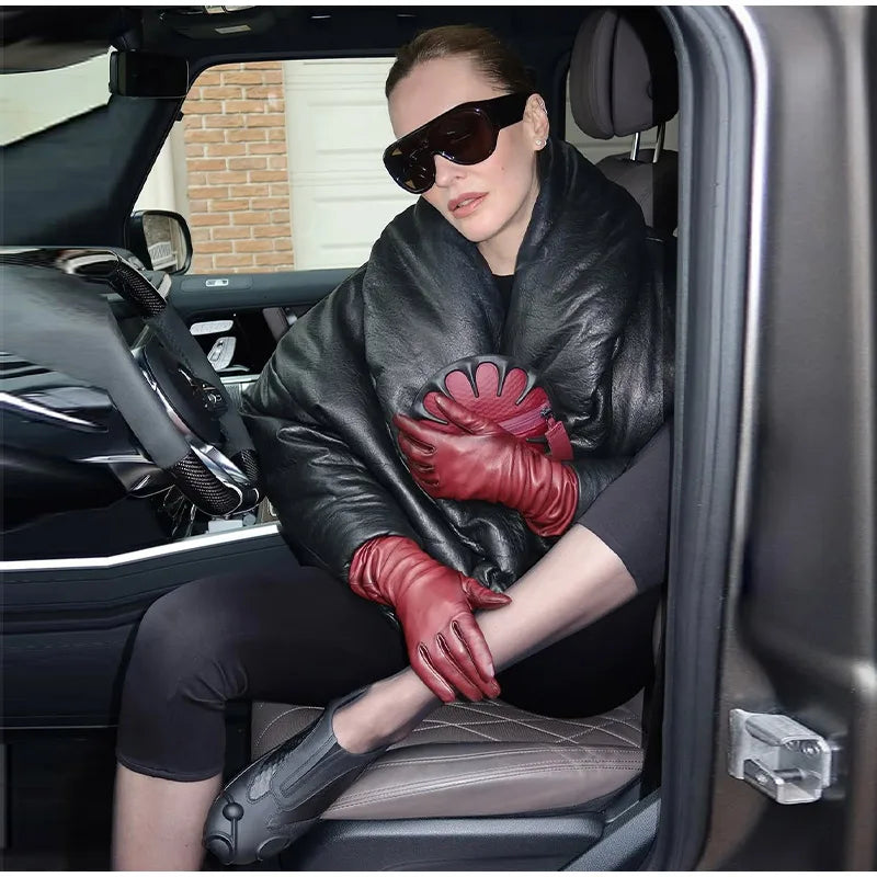 Solid Leather Turn Down Collar Cotton Coat 2026 Winter Ladies Warm Pockets Cropped Padded Jackets Women's High Street Outwear