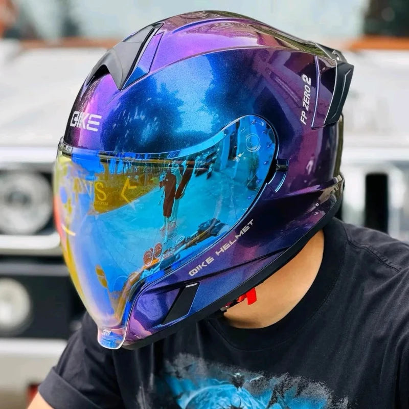 Motorcycle Flip Up Helmet Dual Sunvisor DOT Cascos Full Face Helmet for Adventure Motorcycle Street Sport Bike Helmet  M-XXL