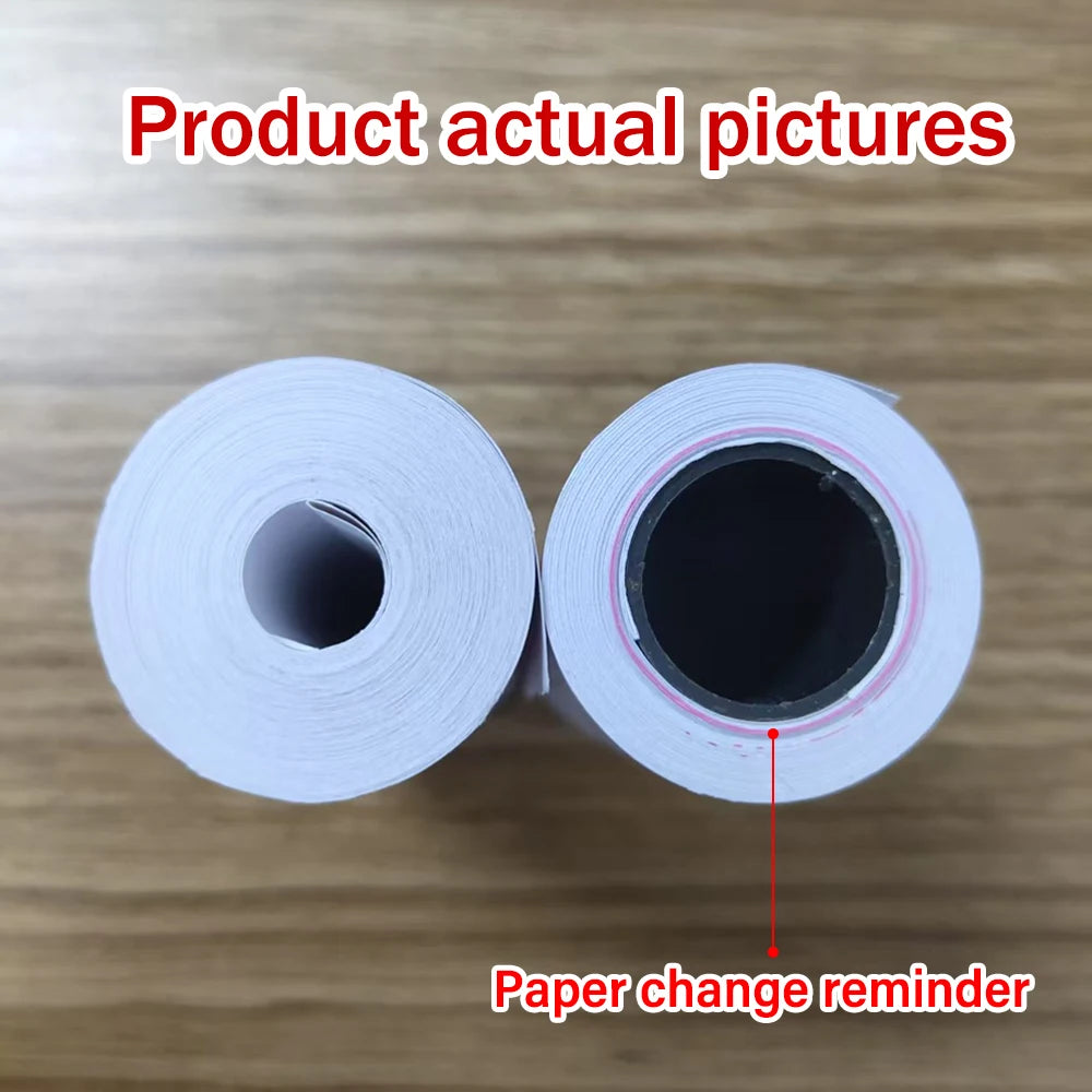 80mm/58mm Thermal Papers For Mini Thermal Receipt Printer PAD POS Printer 2 inch Paper Rolls For Business Bill Ticket Printing