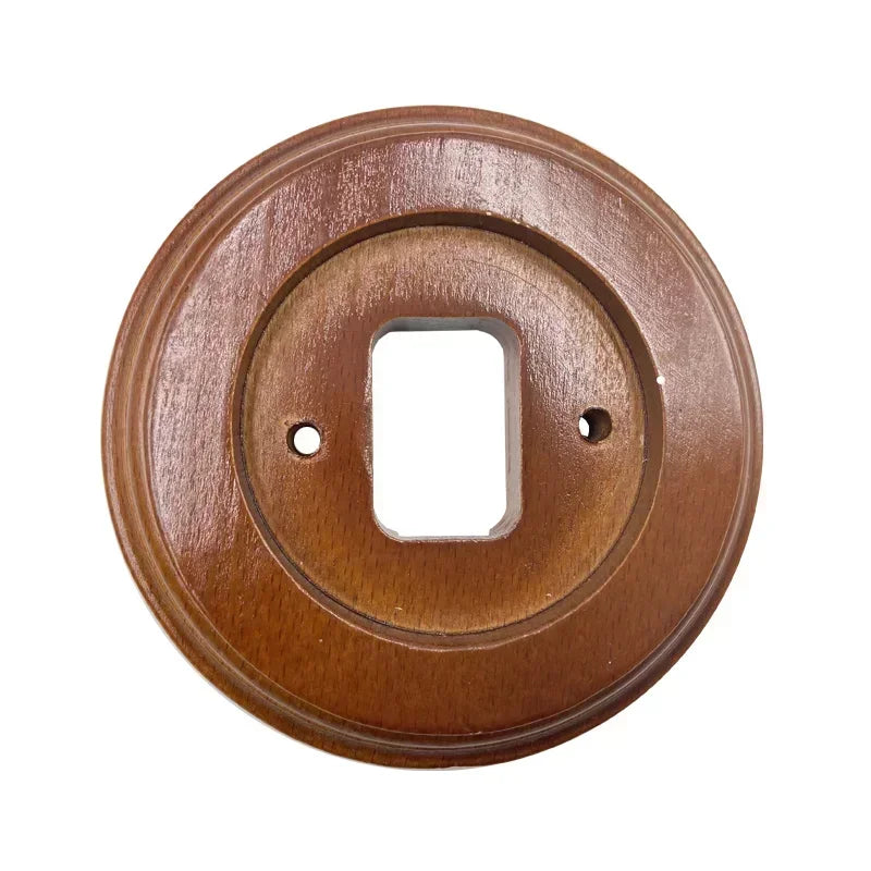High Quality Retro Ceramic Round Toggle Switch 1 Ｗay 2 Way Control Wall Light Switch
