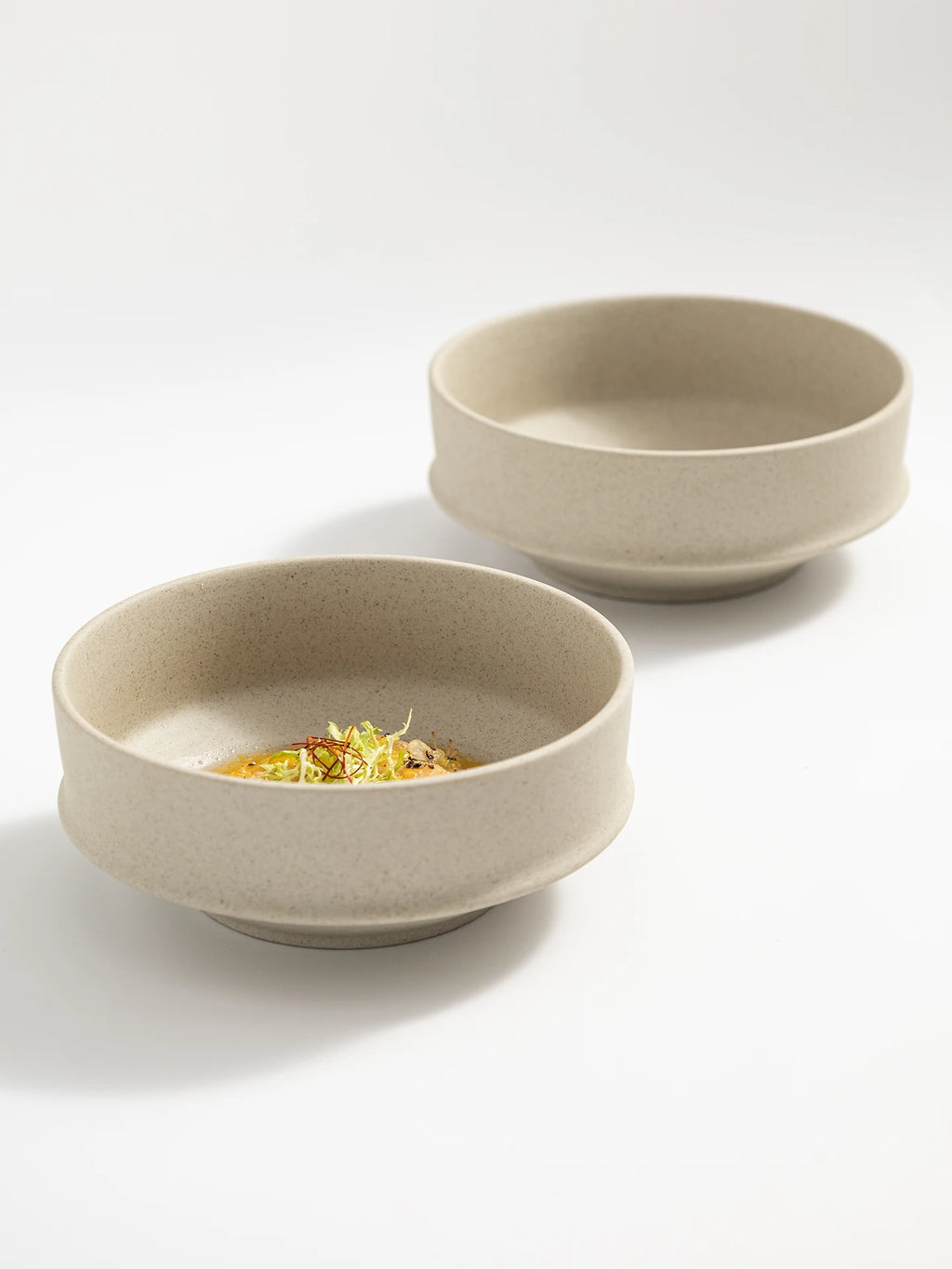 Retro Thick Earthenware Bowl Ceramic Rice Bowl Creative Small Dish Bowl Irregular Plate Dish Commercial Dining Utensils