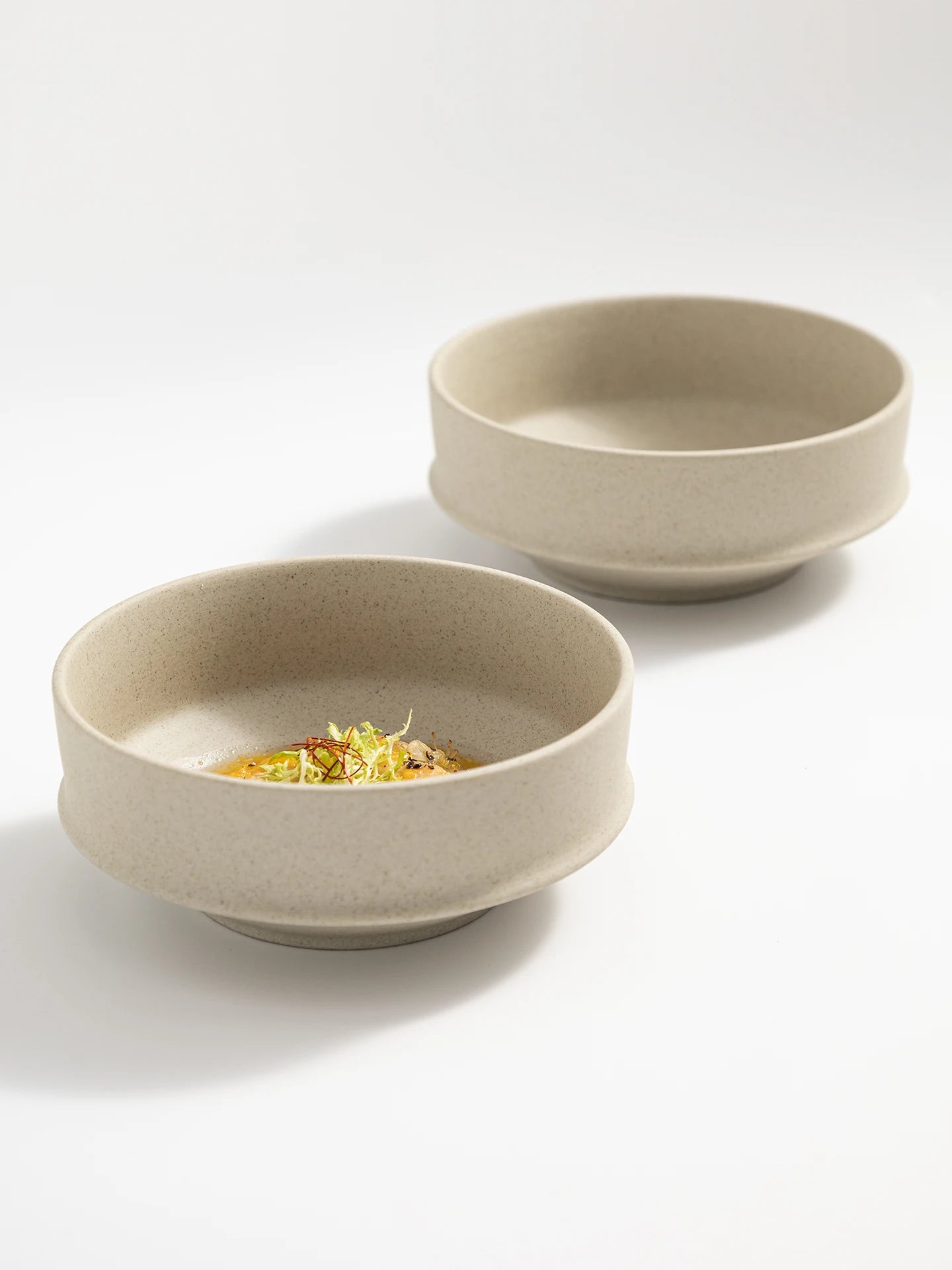 Retro Thick Earthenware Bowl Ceramic Rice Bowl Creative Small Dish Bowl Irregular Plate Dish Commercial Dining Utensils
