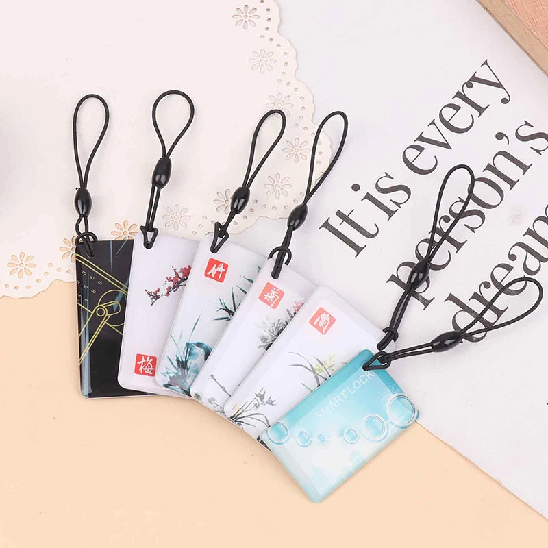 10Pcs 13.56Mhz IC Card Electronic Smart Door Lock Card Digital Smart Fingerprint Locks Unlock Small RFID Card