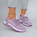 Spring and Autumn New Women's Casual Lace-Up Sneakers, Comfortable, Breathable, Lightweight and Wear-Resistant Sports and Casual Shoes