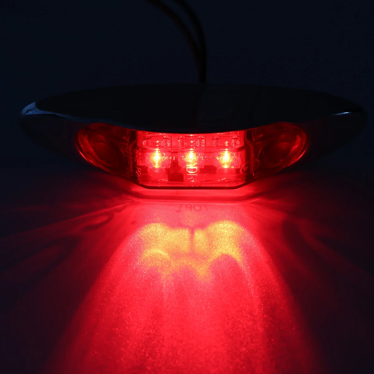 10PCS Universal LED Clearance and Side Marker Lights Piranha styling for Trucks Trailers Boats Cars Bus 12-24V Tail Indicators