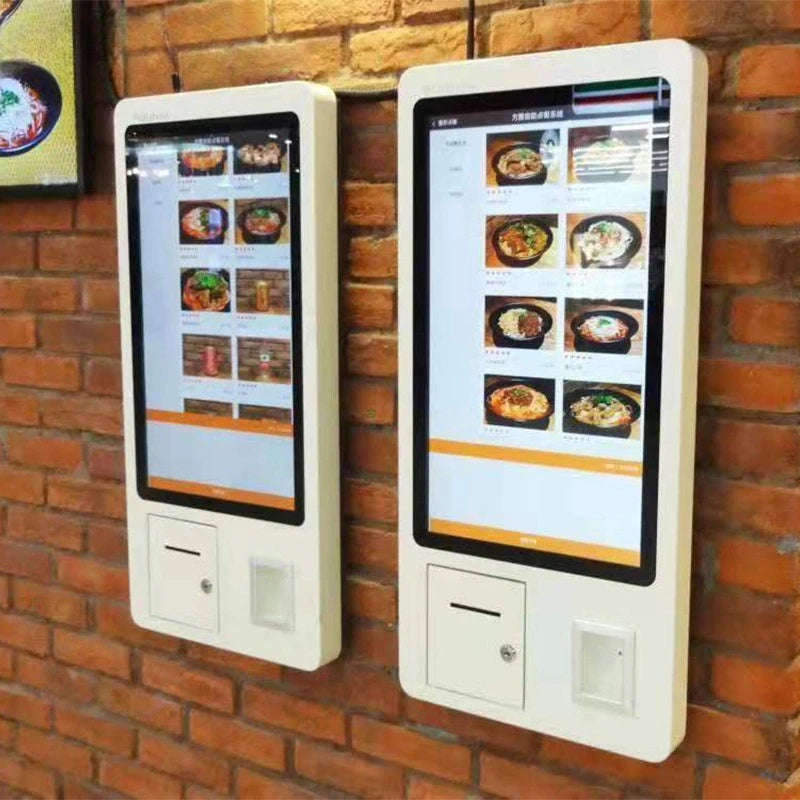 mall restaurant self-service cash register all-in-one machine receipt printing QR code payment self-service ordering machine