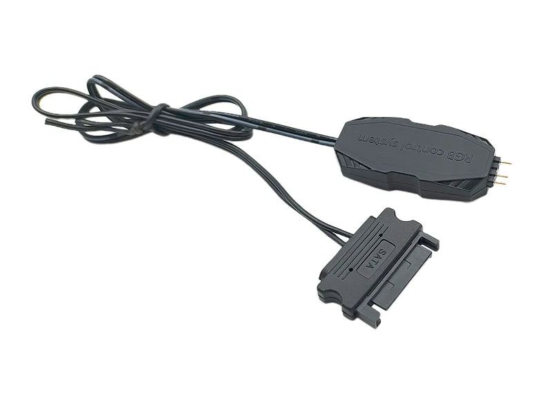 ARGB 5V 3Pin Controller To SATA RGB Remote Mini Controller HUB Adapter RGB Remote Controller for PC Fan Cooling Fan Light Strip