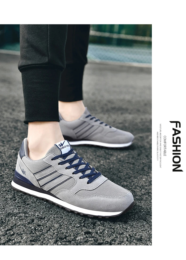 Double Star Men's Retro Running Shoes 2026 April May Breathable Mesh Casual Sneakers VintageClassicLightweightWalkingShoesforMen