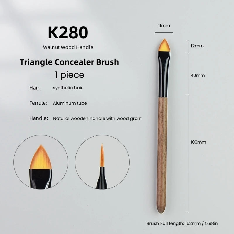 Triangle Concealer Makeup Brush Cosmetic Liquid Foundation Contour Cream Beauty Brushes Face Make Up Tools