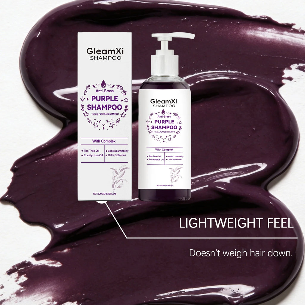 Purple Smooth Shampoo - Gently cleanses, adds volume, refreshes, moisturizes, and leaves hair shiny and nourished