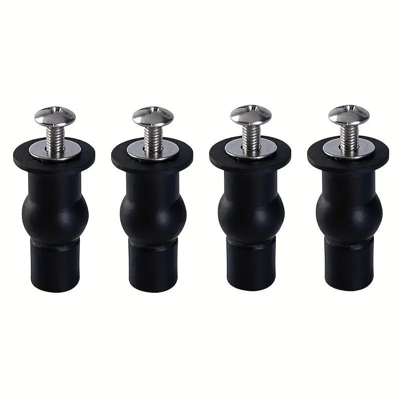 2/4pcs Expansion Screw Toilet Seat Top Fix Seat Hinge Hole Fixings Well Nut Screw Rubber Back To Wall Toilet Cover Accessories