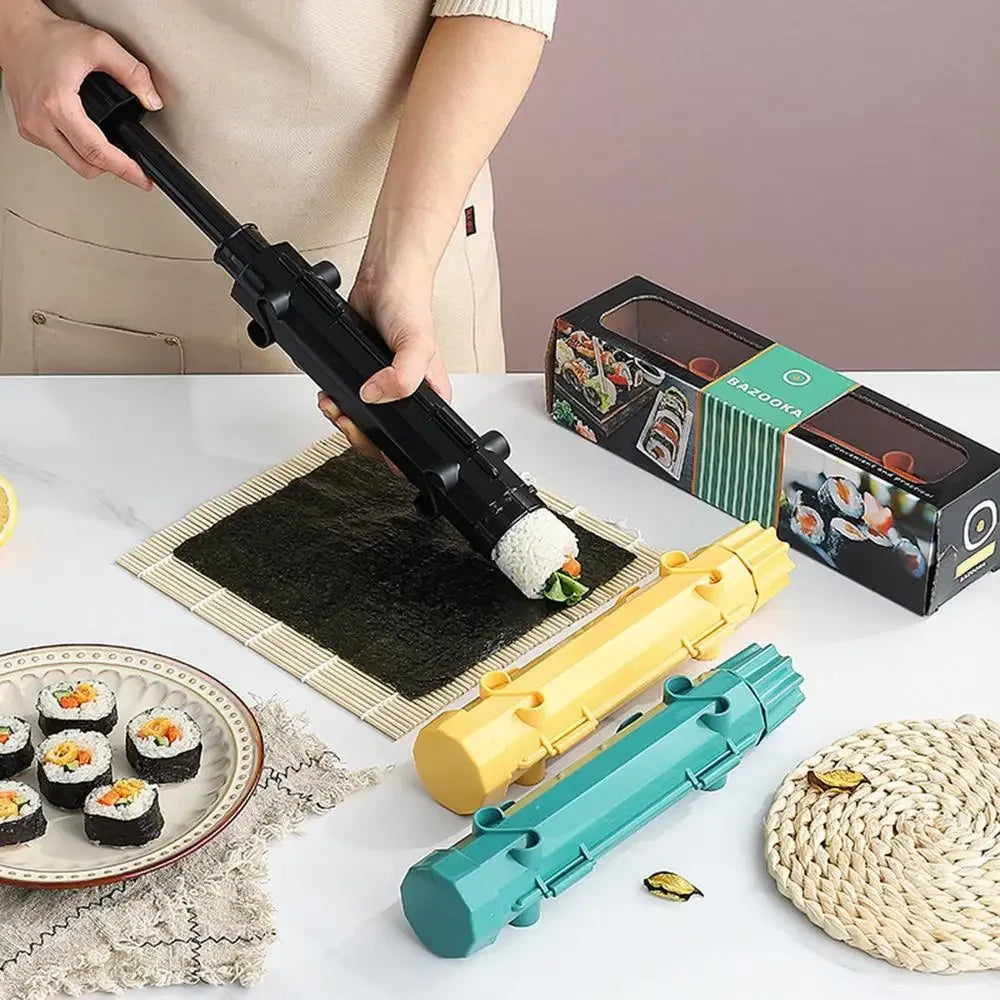 Quick Sushi Maker DIY Roller Rice Mold Meat Vegetable Rolling Mold Sushi Device Making Machine Bento Kitchen Gadgets