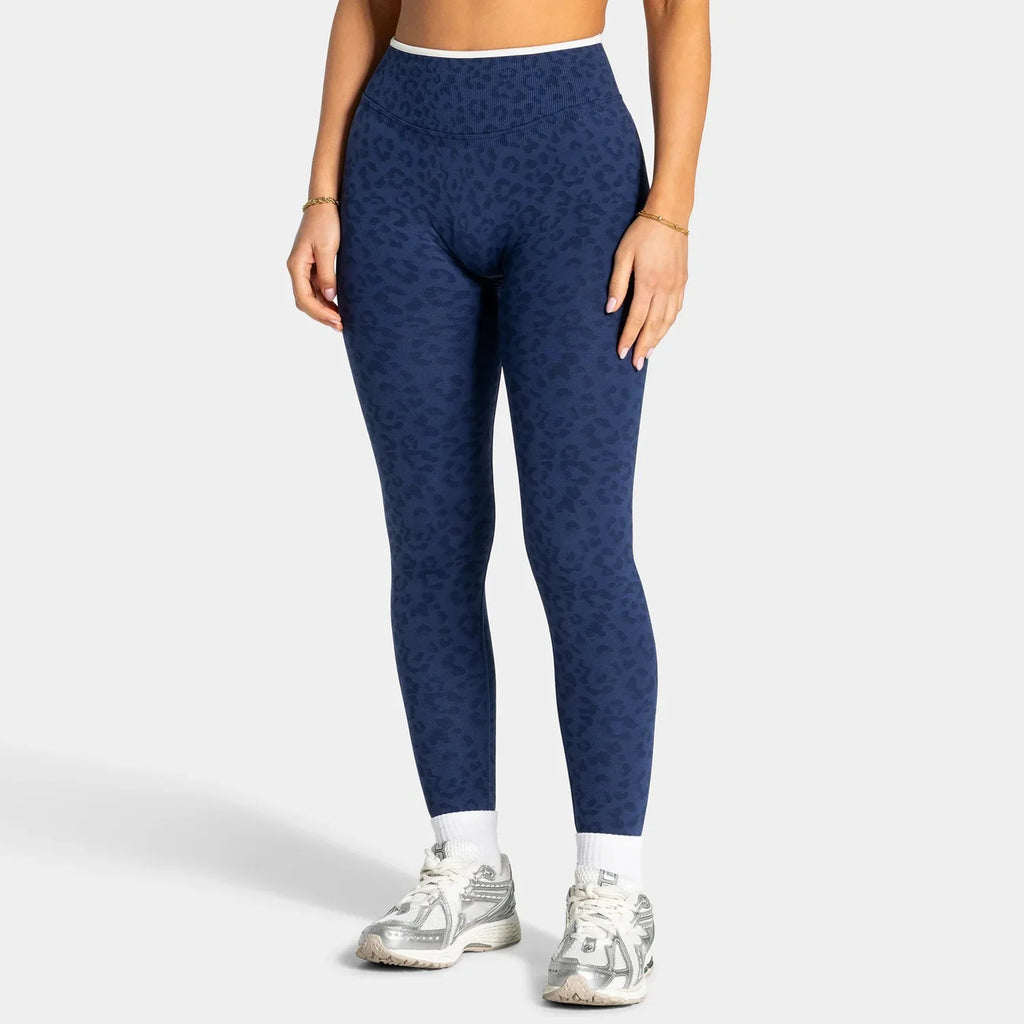 Scrunch Seamless Tights Leopard Seamless Yoga Pants Squat Proof High Elasticity Fitness Shorts Running Workout Legging XP269