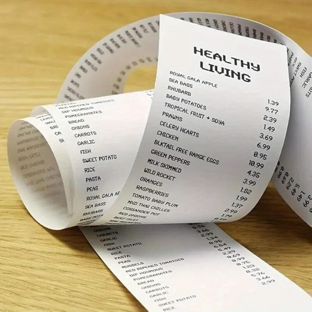 57x40mm Cash Register Thermal Paper 10 Rolls Compatible POS Credit Card Machine Catering Takeout Kitchen Queue Receipt Printing