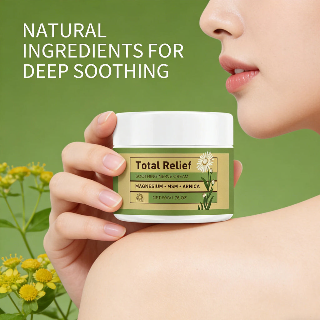 Magnesium Soothing Cream Nerves Relief Long-Lasting Hydration Prevent Drying Moisturizing Body Cream